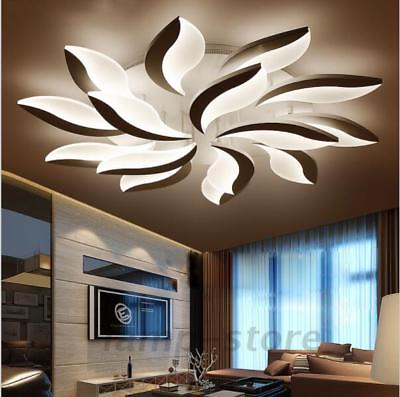 #ad New Acrylic Modern Led Ceiling Lights Living Study Room Ceiling Lamps Chandelier $302.68