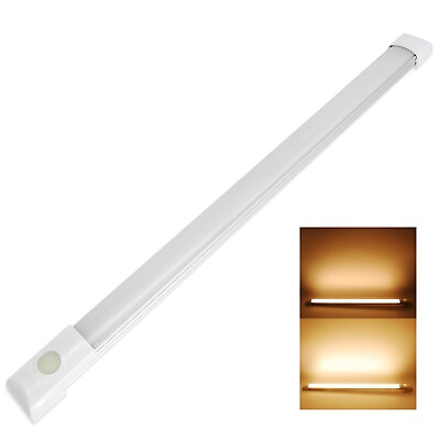 #ad RV Boat Interior 12v LED Lights Ultra Slim Line Light Bar with Switch White 12quot; $18.22