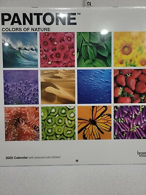 #ad Pantone Colors of Nature 2020 Calendar Brown amp; Trout Beautiful Photos Crafts $8.73