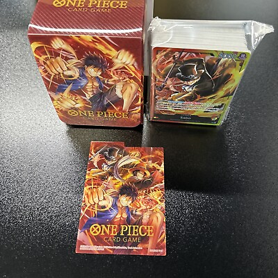 #ad One Piece Ultra Deck: The Three Brothers ST 13 DECK And DECK box Only $23.99