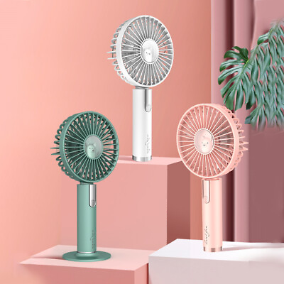 #ad Portable Mini Fan 3 Speed Electric Air Cooler USB Rechargeable Desk Handheld Fan $14.88