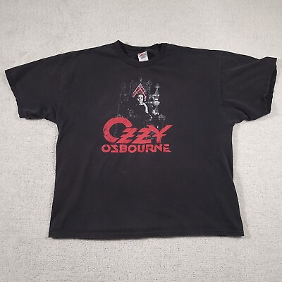 #ad Vtg Black Sabbath Ozzy Osbourne Graphic Band Tee Shirt Mens XXL Tennessee River $49.97