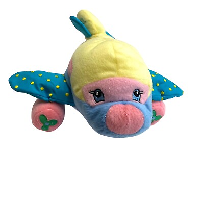 #ad Bright Baby 2007 High Reach Learning Plush Airplane Pastel Crinkle Puppet Plush $15.15