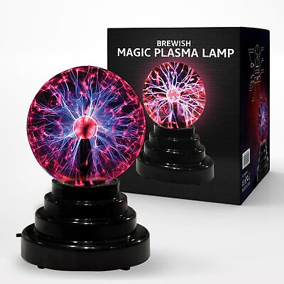 #ad 3 inch Plasma Ball Lamp Touch Sensitive Novelty Nebula Sphere Globe Magical O... $25.49