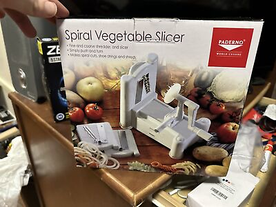 #ad Paderno World Cuisine Plastic Spiral Vegetable Slicer A4982799 Open Box Unused $16.25