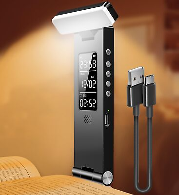#ad Book Lights Rechargeable Reading Light in Bed Smart Adjustable Reading Ligh... $21.13