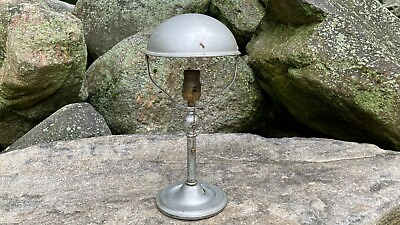 #ad Antique Industrial Desk Dome Lamp Sconce Wall Tilt Rotate Adjustable 1920s 1930s $185.00