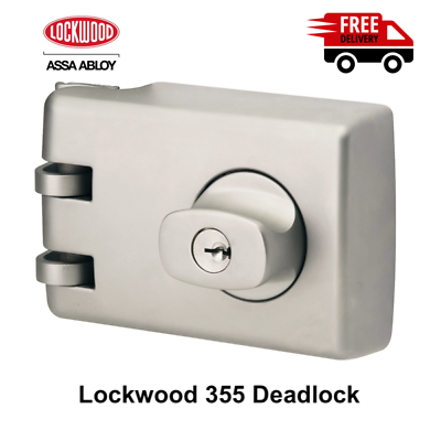 #ad Lockwood Deadlock 355 ASSA FRONT DOOR LOCK Free Postage 355NSC AU $294.00