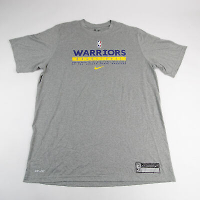#ad Golden State Warriors Nike NBA Authentics Dri Fit Short Sleeve Shirt Men#x27;s New $26.24
