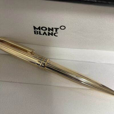 #ad New Authentic Montblanc 2866 Meisterstuck Ballpoint Gold Star Pen 164P $95.00