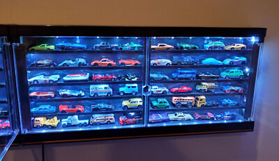 #ad Custom LED 🔥 Hot Wheels 🔥 Premium Car Collector Display Case Gift Toy Storage $249.99