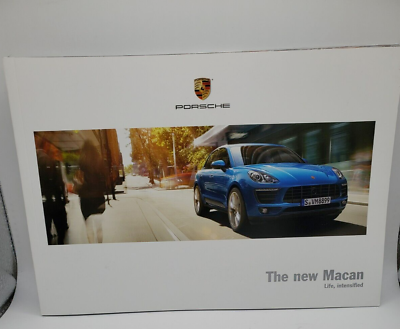 #ad Porsche Macan 2014 Sales Brochure 123 Page $29.95
