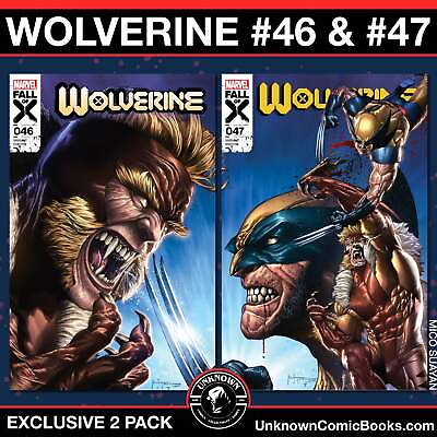 #ad 2 PACK WOLVERINE #46 amp; #47 UNKNOWN COMICS MICO SUAYAN EXCLUSIVE VAR 04 10 202 $23.00