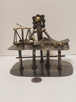 #ad Lawyer metal art nut And bolt Art lawyer folk Art $24.50