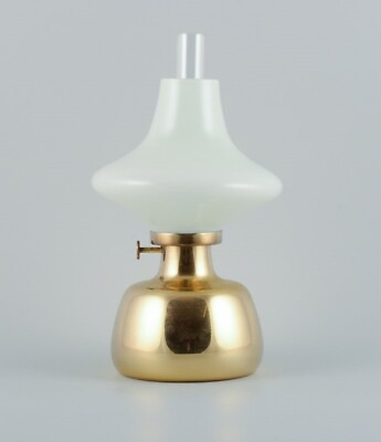 #ad Henning Koppel for Louis Poulsen. Petronella oil lamp in brass. $340.00
