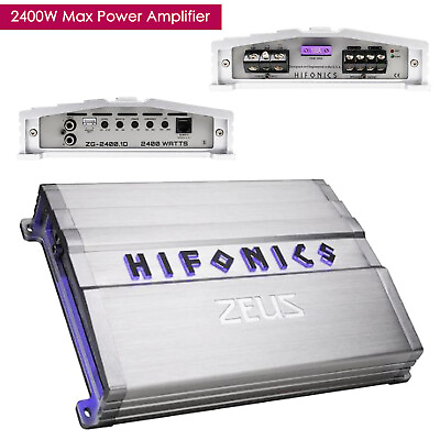 #ad Hifonics Zeus ZG 2400.1D 2400W Mono Subwoofer Class D Car Audio Amplifier Amp $164.99