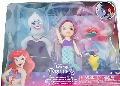 #ad NIB Disney Princess Little Mermaid Ariel amp; Ursula Petite Gift Set $34.00
