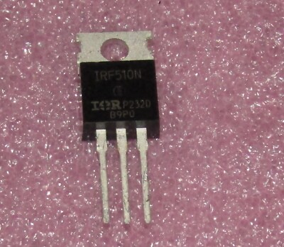 #ad 5pcs IRF510N IRF510 Power MOSFET N Channel Transistor 5.6A 100V IRF510PBF TO 220 $8.75