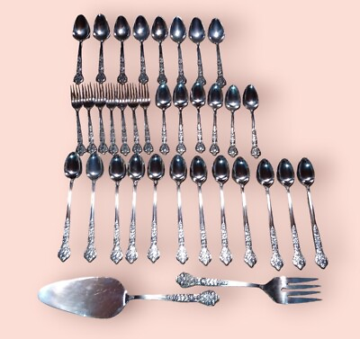 #ad Versailles By MSI Japan Vintage Stainless Flatware 35 Pieces EUC $48.73