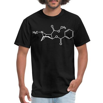 #ad Cocaine Molecule Chemistry Funny Science Men#x27;s T Shirt $19.99
