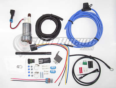 #ad Walbro TI F90000274 450lph Fuel Pump w Install Kit amp; Rewire Kit E85 Compatible $169.99