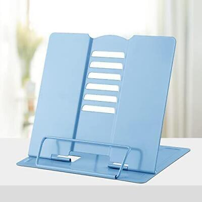 #ad Metal Adjustable Desk Book Stand Holder for Reading Document Typing Music Book $12.49