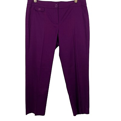 #ad Loft Marisa Modern With Stretch Size 6 Cropped Pants Womens NEW Capri Slacks $39.95