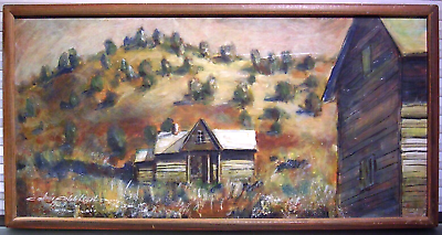 #ad Impressionist Landscape Calvin Cobb Hart Listed NJ NY Artist $150.00