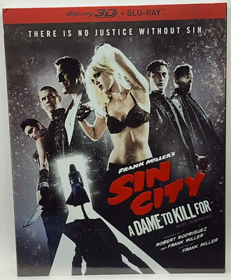 #ad Frank Miller#x27;s Sin City: A Dame to Kill For 3D Blu ray Blu ray 2014 Import $14.82