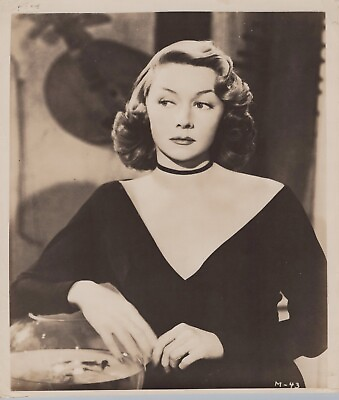 #ad Gloria Grahame 1940s ❤ Hollywood beauty Stylish Pose Vintage Photo K 152 $149.99
