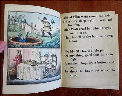 #ad Uncle Buncle#x27;s Comical Boys c. 1850#x27;s Dean amp; Co. hand colored juvenile book $140.00