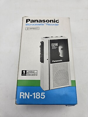 #ad Microcassette Recorder Panasonic 2 Speed Vintage Model RN 108 Made Japan w Box $60.00