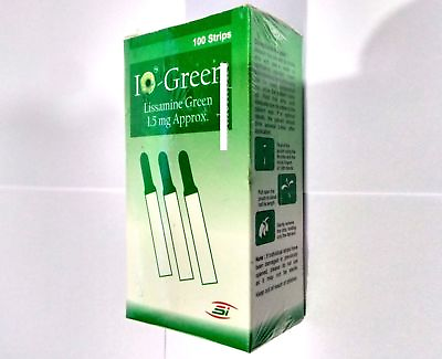 #ad Lissamine 1.5mg Green Touch Strips Ophthalmic Sterile 100 Strips $26.79