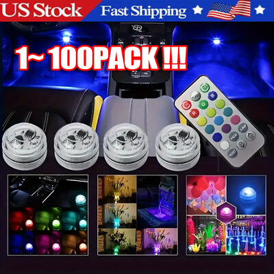 #ad Colorful LED Lights Car Interior Accessories Atmosphere Lamp W Remote Control $16.79