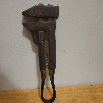 #ad Antique Adjustable wrench 7” Pat. Sep 1897 Loop Handle￼ Really Nice Patina￼ $30.00