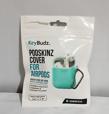 #ad Podskinz for Apple AirPods Case Cover Silicone for Airpod Case Diamond Blue $9.85