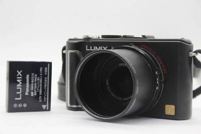 #ad Panasonic Lumix DMC LX3 Digital Compact Camera Black 10.1 MP Used With Battery $163.98