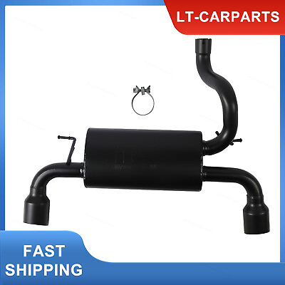 #ad Dual Exit Axle Back Catback Exhaust Black For 2018 2022 Jeep Wrangler JL 3.6L $129.19