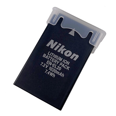 #ad Original New Battery EN EL20 for Nikon 1 AW1 J1 J2 J3 S1 COOLPIX A DL24 500 $19.50