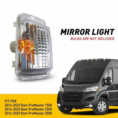 #ad For 2014 23 Ram ProMaster 1500 2500 3500 Driver Mirror Turn Signal Light Left LH $18.25