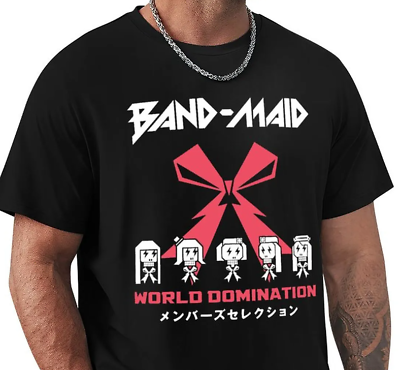 #ad Amazable Band Maid T Shirt Japanese Rock Girl Gift For Fans S 5Xl $10.99