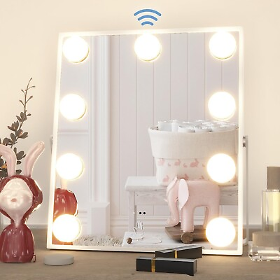 #ad NEUWEABY Vanity Mirror with Lights Hollywood Makeup Mirror with Light Tabletop $78.45