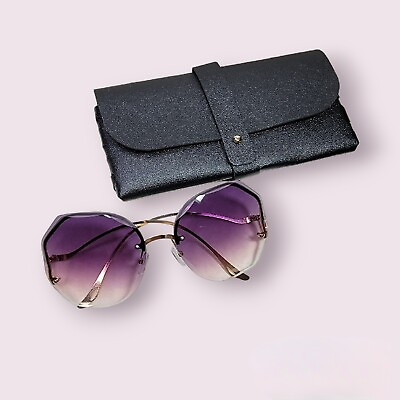 #ad Brand New Stylish Aviator sunglasses with soft case $27.00