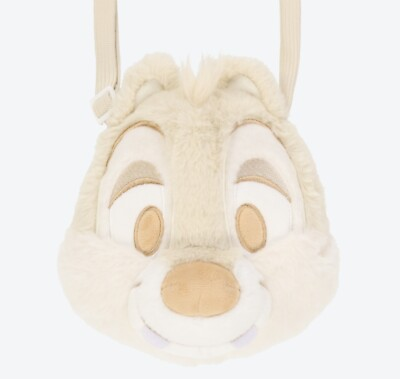 #ad TDR Japan Tokyo Disney Winter Fluffy Dale Shoulder Bag Pouch Pass holder Coin $39.99