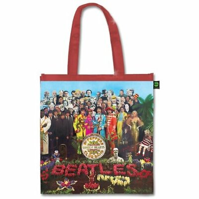 #ad THE BEATLES SGT PEPPERS REUSABLE SHOPPING TOTE GIFT BAG BEATECOBAG09 $11.95