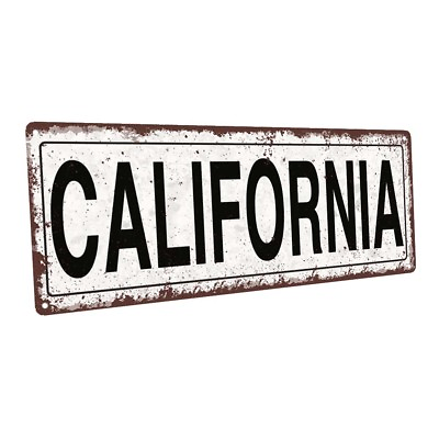 #ad California Metal Sign; Wall Decor for Home and Office $19.99