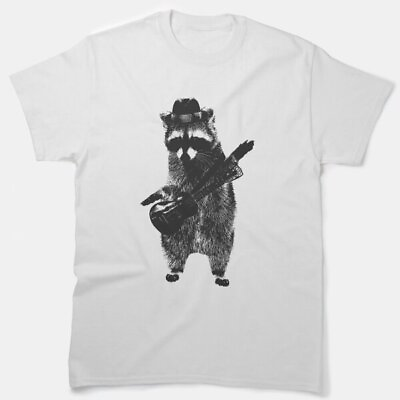 #ad This raccoon really likes to play the ukulele. Classic t shirt $6.29