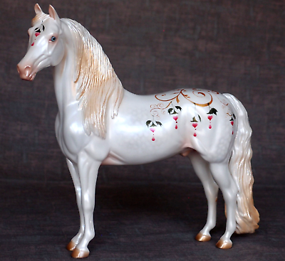 #ad Peter Stone Model Horse BLEEDING HEARTS OOAK Best Offer Deco Morgan GLOSSY $875.00