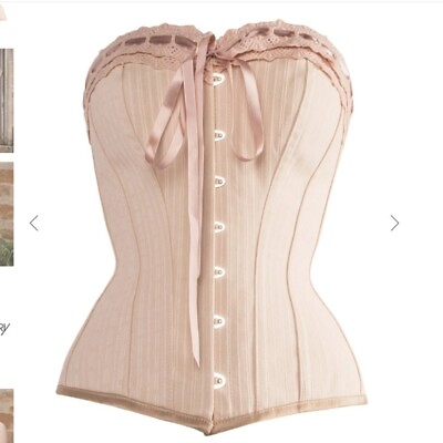 #ad NWT Corset Story Beige Summer Victorian Size UK 18 $59.00