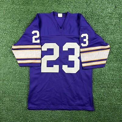 #ad Ted Brown Minnesota Vikings Vintage Ravens Knit NFL Jersey Size Large C $60.00
